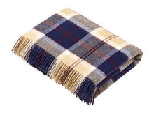 Load image into Gallery viewer, Bronte Moon - Tartan Plaid - Merino Lambswool Throw Blankets - Made in UK
