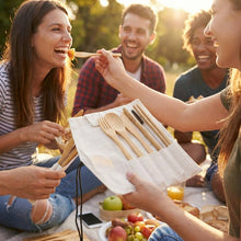 Load image into Gallery viewer, Bamboo Switch - Bamboo Travel Cutlery Set | Beige | Summer Bestseller