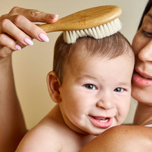 Load image into Gallery viewer, Bamboo Switch - Bamboo Baby Hairbrush | Earth Day Bestseller