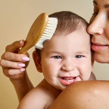 Load image into Gallery viewer, Bamboo Switch - Bamboo Baby Hairbrush | Earth Day Bestseller