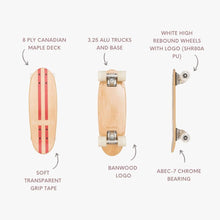 Load image into Gallery viewer, Banwood Inc - BANWOOD SKATEBOARD - RED