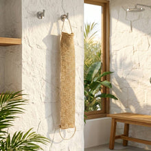 Load image into Gallery viewer, Bamboo Switch - Sisal Linen Back Exfoliating Strap | Earth Day Bestseller