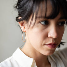 Load image into Gallery viewer, Carolyn Keys - Twiggy Hoop Earrings - Large