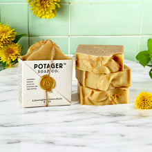 Load image into Gallery viewer, Soap - Lemongrass Calendula Bar Soap - Potager Soap Co