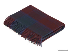 Load image into Gallery viewer, Bronte Moon - Tartan Plaid - Merino Lambswool Throw Blankets - Made in UK