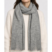 Load image into Gallery viewer, SLATE + SALT - Gray Handloom Cashmere Scarf