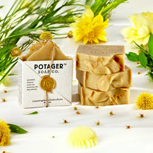 Load image into Gallery viewer, Soap - Lemongrass Calendula Bar Soap - Potager Soap Co