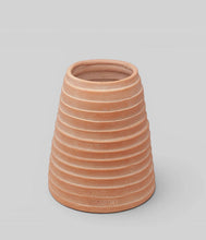 Load image into Gallery viewer, Bloomist - Ridge Terracotta Planter, Whitewash