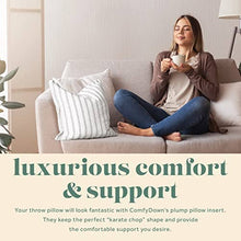 Load image into Gallery viewer, ComfyDown - ComfyDown Decorative Throw Pillow Insert, Down - Square