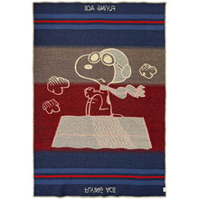 Load image into Gallery viewer, Faribault - Snoopy Flying Ace Wool Throw Blanket