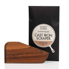 Load image into Gallery viewer, Hard Wood Cast Iron Pan Scraper