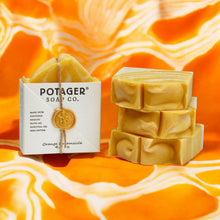 Load image into Gallery viewer, Potager Soap Company - Soap - Orange Dreamscicle Bar Soap - Potager Soap Co