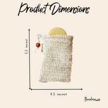 Load image into Gallery viewer, Bamboo Switch - Compostable Sisal Soap Saver Bag | Earth Day Bestseller