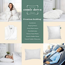 Load image into Gallery viewer, ComfyDown - ComfyDown Decorative Throw Pillow Insert, Down - Square