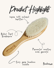 Load image into Gallery viewer, Bamboo Switch - Bamboo Baby Hairbrush | Earth Day Bestseller