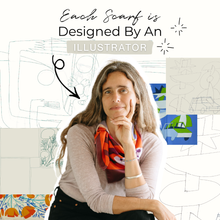 Load image into Gallery viewer, Voyager Silk - Silk Scarves - Ride On Scarf | 100% Silk Bandana | Women's Head Scarf