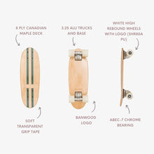 Load image into Gallery viewer, Banwood Inc - BANWOOD SKATEBOARD - GREEN