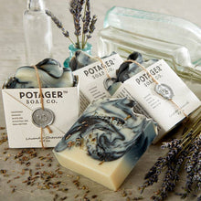 Load image into Gallery viewer, Potager Soap Company - Soap - Lavender Charcoal Bar Soap - Potager Soap