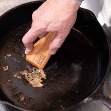 Load image into Gallery viewer, Hard Wood Cast Iron Pan Scraper