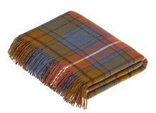 Load image into Gallery viewer, Bronte Moon - Tartan Plaid - Merino Lambswool Throw Blankets - Made in UK