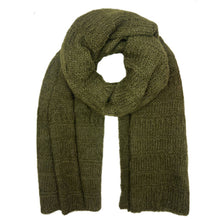 Load image into Gallery viewer, SLATE + SALT - Moss Green Highland Alpaca Scarf