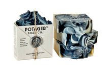 Load image into Gallery viewer, Potager Soap Company - Soap - Lavender Charcoal Bar Soap - Potager Soap