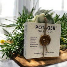Load image into Gallery viewer, Potager Soap Company - Soap - Rosemary Lemongrass Bar Soap - Potager Soap Co