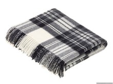 Load image into Gallery viewer, Bronte Moon - Tartan Plaid - Merino Lambswool Throw Blankets - Made in UK