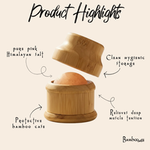 Load image into Gallery viewer, Bamboo Switch - Bamboo Himalayan Salt Massage Ball | Summer Bestseller