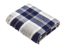 Load image into Gallery viewer, Bronte Moon - Tartan Plaid - Merino Lambswool Throw Blankets - Made in UK