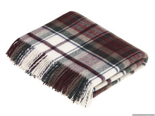Load image into Gallery viewer, Bronte Moon - Tartan Plaid - Merino Lambswool Throw Blankets - Made in UK