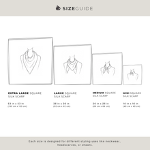 Load image into Gallery viewer, Voyager Silk - Silk Scarves - Ride On Scarf | 100% Silk Bandana | Women's Head Scarf