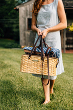 Load image into Gallery viewer, Millstream Home - Amish Handmade Picnic Basket | Handwoven Seagrass