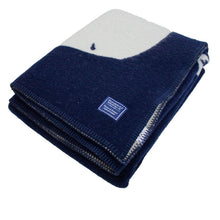 Load image into Gallery viewer, Faribault - Nantucket Map Wool Throw Blanket