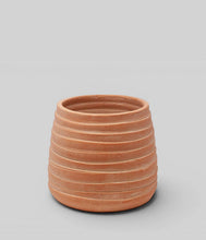 Load image into Gallery viewer, Bloomist - Ridge Terracotta Planter, Whitewash