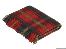 Load image into Gallery viewer, Bronte Moon - Tartan Plaid - Merino Lambswool Throw Blankets - Made in UK