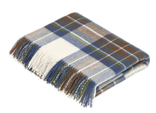 Load image into Gallery viewer, Bronte Moon - Tartan Plaid - Merino Lambswool Throw Blankets - Made in UK