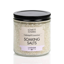 Load image into Gallery viewer, Lovett Sundries - Soaking Salts for Relaxing Bath
