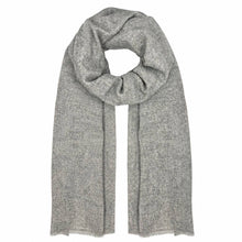 Load image into Gallery viewer, SLATE + SALT - Gray Handloom Cashmere Scarf